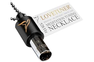 Lovetuner 528 Hz Breathing Necklace for Stress Relief & Mindfulness | Sound Healing Whistle to Calm Anxiety, Focus & Relaxation | Meditation Necklace for Inner Peace, Balance & Emotional Wellness