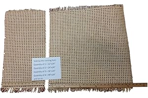 WEAVEMASTER 24" Wide Cane Webbing Standard Size Fine Open 1/2" Mesh, Sold by The Running Foot, Qty of 1 = 12", Qty of 2 = 24", Qty of 3 = 36" and so on.