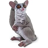 Safari Ltd. Bush Baby Toy - 4 Inch Realistic Wildlife Figure for Kids | 3.5 Inches Long x 4 Inches High, Ages 3+, Safety Tested, BPA Free PVC, Wildlife Play, Habitat Dioramas, Cake Toppers