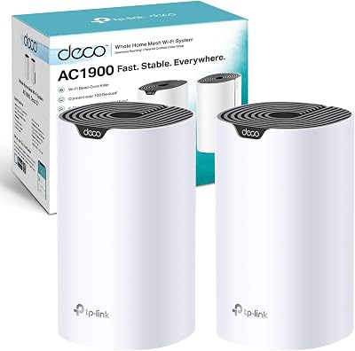 TP-Link Deco S7 AC1900Mbps Mesh WiFi System 2-Pack Gigabit Ports 150 Devices