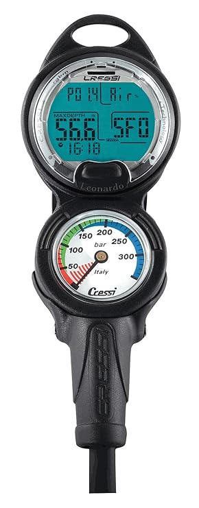 Cressi Leonardo 2 Gauge Air /Nitrox Dive Computer Console by Cressi