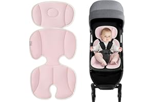MAMATEPE Baby Stroller Cooling Pad Universal Soft Cooler Pad Breathable Adjustable Car Seat Liner Detachable 2-Piece Cooling Cushion Fits Strollers, Car Seat, High Chair, Bassinet, Swing