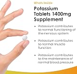 New Leaf Potassium Supplements 1400mg High Strength 360 Tablets Vegan view 2