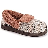 MUK LUKS Women's Anais Slipper, White, L