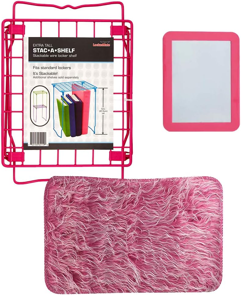 Amazon Com Back To School Locker Decor Kit For Girls Pink