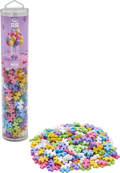 PLUS PLUS Building Blocks Toy 240 pcs Pastel STEM Creative Learning Kids 5+