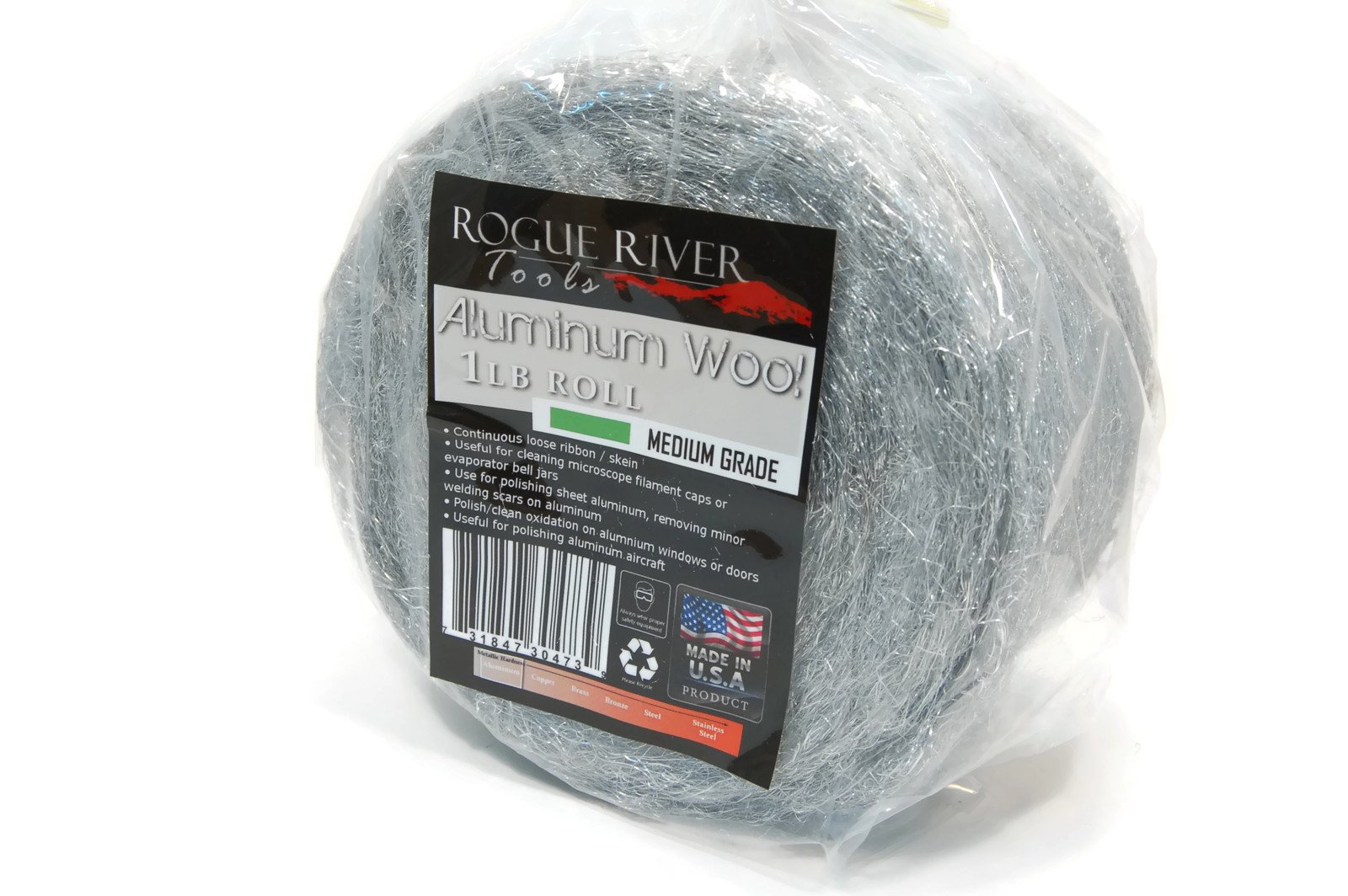 Coarse Grade Rogue River Tools Stainless Steel Wool 1lb Roll Made in USA! tillescenter Abrasive