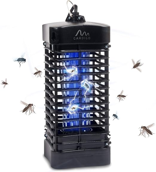Gardigo - Lampara Matamoscas Electrico; Luz Ultravioleta UV 4 W ...