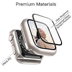 JETech Case with Screen Protector for Apple Watch