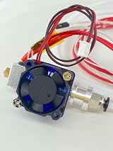 Ruimou V6 All Metal Hot End Kit 1.75mm 12V 40W 0.4mm Brass Nozzle 3D Printer view 2