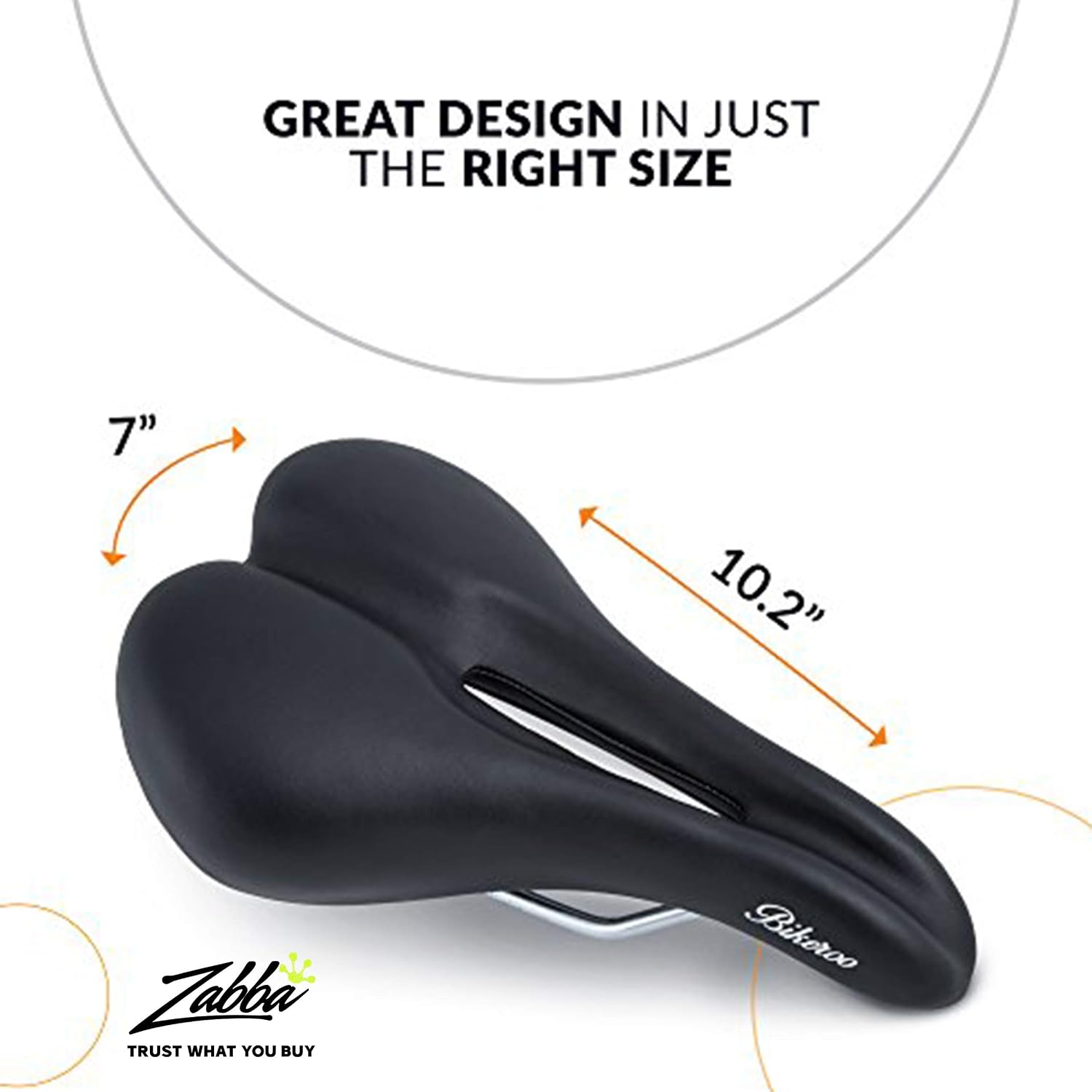 Bikeroo Bike Saddle for Men & Women, Universal, Soft, Padded - Image 5
