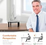 GRIFEMA Monitor Stand Riser 3 Height Adjustable Mesh Platform 20kg Black view 6