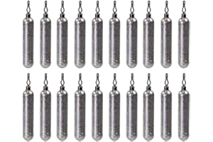 Croch Drop Shot Weights Hand Poured Size 1/8 1/4 3/8 (20 per Pack)