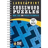 Large Print Crossword Puzzles: Over 200 Puzzles to Complete (Brain Busters)