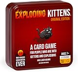 Exploding Kittens Original Edition Collectible Tin Card Game 56 Cards 2-5