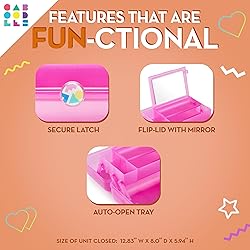 Caboodles On-The-Go Girl Makeup Box, Two-Tone