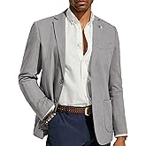 PJ PAUL JONES Mens Casual Blazer Lightweight Linen Sport Coat 2 Button Unlined Suit Jackets
