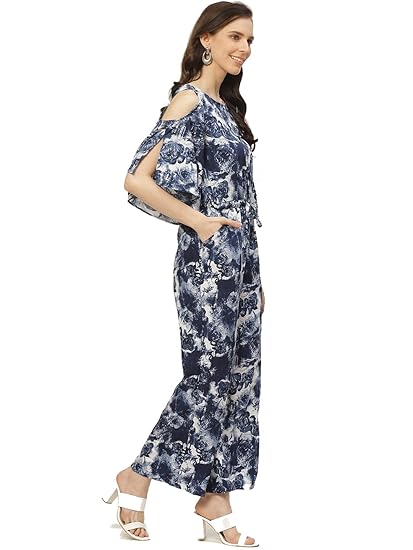 tie up shoulder jumpsuit