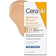 CeraVe Ti-nt-ed Su-NSC-reen with S-P-F 30 | Sh-eer Ti-nt for HEA-lthy Gl-ow | 1.7 Fl-uid Ounce