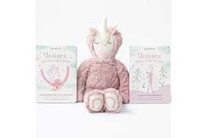 Slumberkins 14" Unicorn Kin & 2 Board Books Complete Set Bundle | Promotes Authenticity, Confidence & Healthy Friendships | Social Emotional Tools for Ages 0+ (Unicorn Kin Plush + 2 Board Books)