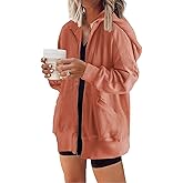 Yanekop Zip Up Hoodie Women Oversized Waffle Knit Shirt Fall Shackets 2025 Corduroy Jacket Fall Outfits with Pockets