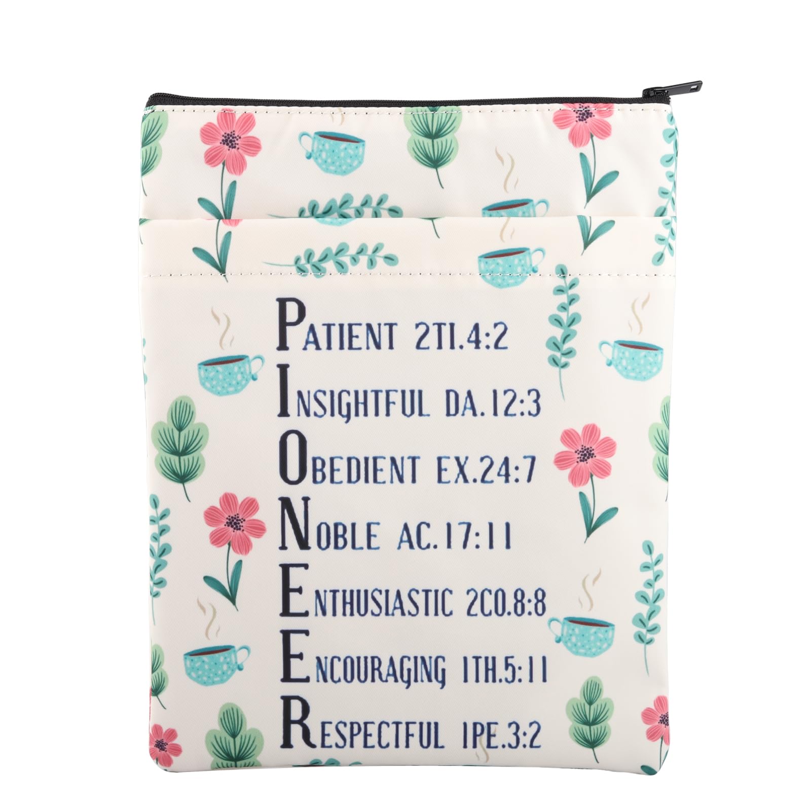 FEELMEM Bible Verse Pioneer Gift JW Baptism Gift Pioneer Book Sleeve Jehovah Witness Gift JW Ministry Gift Pioneer School Graduate Gift
