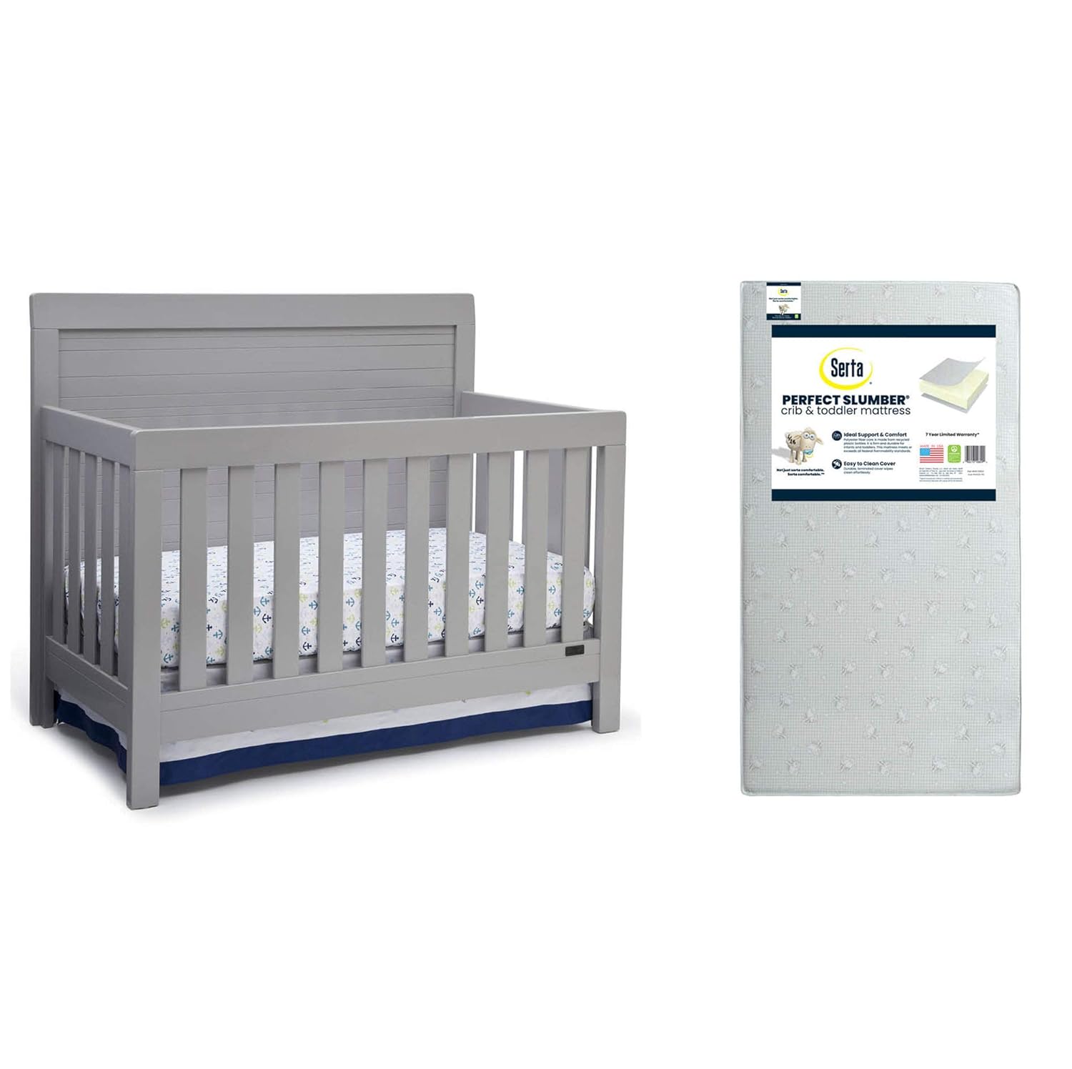 simmons 2 in 1 crib mattress