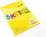 Silvine A4 Portrait Sketch Pad 20 Sheets 100gsm Smooth White Cartridge Paper view 2