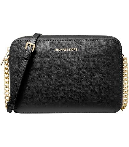 Michael Kors Jet Set Small Camera Crossbody Bag, Gold-Tone