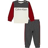 Calvin Klein baby-boys 2pc Knit Jog Set