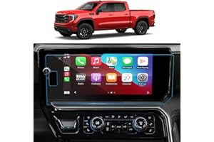 LANTU Car Screen Protector for GMC Sierra Accessories 13.4" Navigation Screen Protector for 2022-2024 Sierra 1500&2024 Sierra 2500HD/3500HD(AT4, AT4X, Denali, Denali Ultimate) Tempered Glass