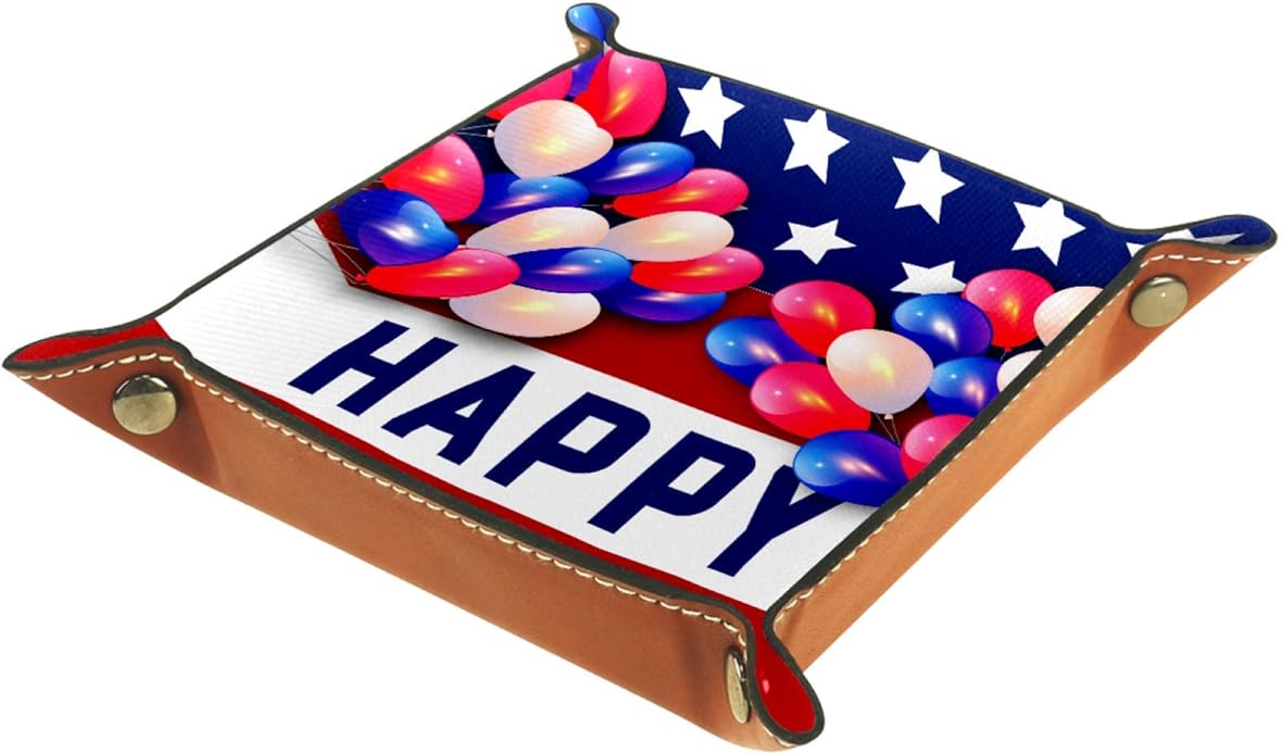 Kleine Aufbewahrungsbox,Herren-Valet-Tablett,Farbige Ballone