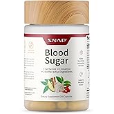Snap Supplements Blood Sugar Blend with Berberine, CoQ10, Cinnamon, and Gymnema to Support Already Healthy Blood Sugar, Metabolic Health and Energy, Sugar Free, 60 Capsules (Packaging May Vary)