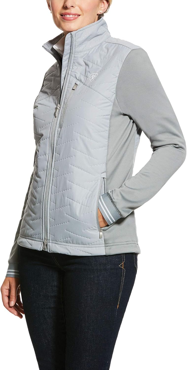 ARIAT Hybrid Insulated Womens Water Resistant Jacket Grey XXL Amazon