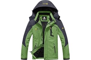 GEMYSE Men's Mountain Waterproof Ski Snow Jacket Winter Windproof Rain Jacket