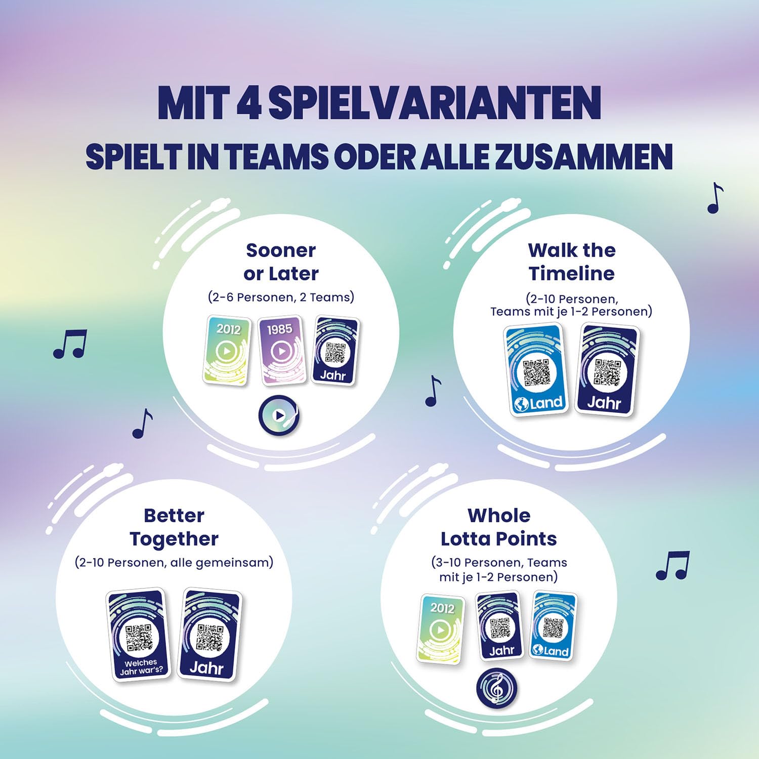 Kosmos Play - The Music Party Game, 4000+ Songs, Schätzen statt wissen 4