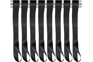 Hoxfly 8pcs Soft Loop Tie Down Strap, 4500lb Breaking Strength Tie Down Strap, 18" Heavy Duty Loops for Securing ATV UTV