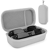 Fonwill Double Eyeglasses Case, Hard Shell Dual Glasses Case Travel Sunglasses Organizer for Men Women