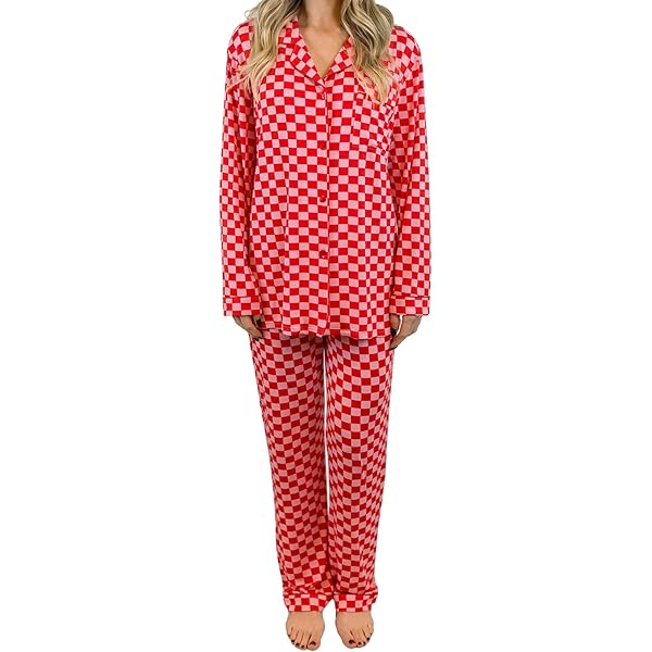 juledancewear セット ZINTAOZT Women's 2 Piece Pajama Set Long Sleeve Sleepwear