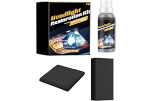 Automotive Lens Renewal Pack – Cloudy Cover Refinishing Bundle | Scratch Elimination Formula With Buffing Accessories, Durabl