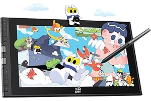 XP-PEN Drawing Tablet with Screen Artist 12 3rd, Portable Graphic Pen Display Tablet with X4 Stylus 16384 Pen Pressure, 99% s