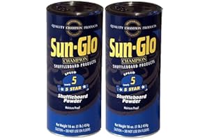 Twin Pack of Sun-Glo #5 Speed Shuffleboard Powder Wax
