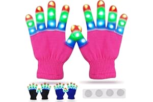 Viposoon Children LED Finger Light Gloves Cool Fun Toys for Kids - Gifts for Kids