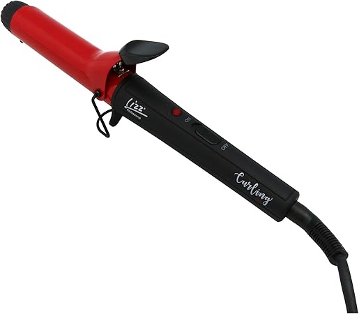 Modelador Curling 33 mm Vermelho, Lizz Professional, Bivolt
