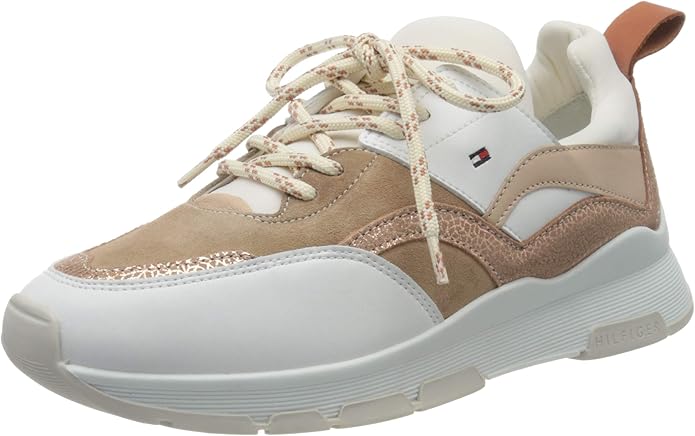 sporty chunky glitter trainers