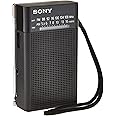 Sony ICF38 Portable AM/FM Radio (Black) + Free Shipping