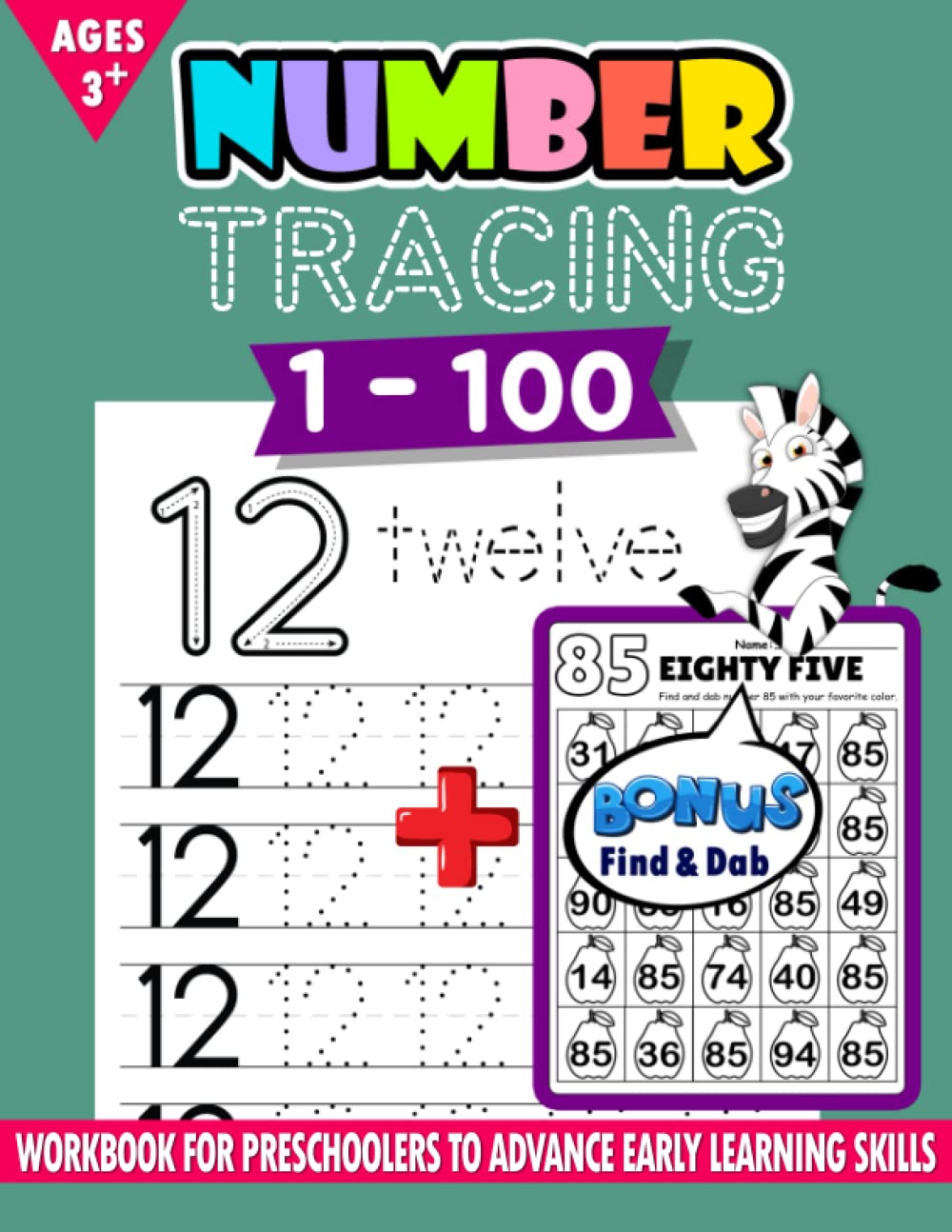 Amazon.com: Number Tracing Workbook for Preschoolers1-100: Number Writing  Practice Workbook for Kids Ages 3-5 to Learn Numbers from 1 to 100, Bonus  Activities Included (Tracing Numbers For Preschoolers): 9798439500406:  MAHATALGIA: Books