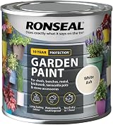 Ronseal Garden Paint White Ash GPWA250 250ml GPWA250 view 4