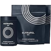 Nutrafol Men's Hair Growth Supplements, Clinically Tested for Visibly Thicker Hair and Scalp Coverage, Dermatologist Recommended - 3 Month Supply, Pack of 3