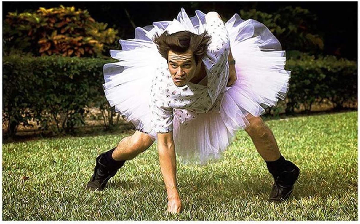 DOLUDO Wall Art Picture Ace Ventura Movie Poster Painting for Living Room Bedroom Decor Gifts Artwork No Frame 12x20inch